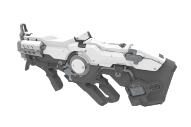 3D printed Plasma Rifle from Doom, sci-fi replica with detailed finish personalized