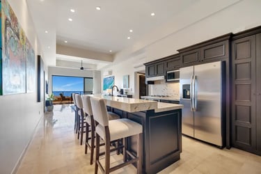 Immersive panoramic view of a condo in copala Cabo San Lucas.