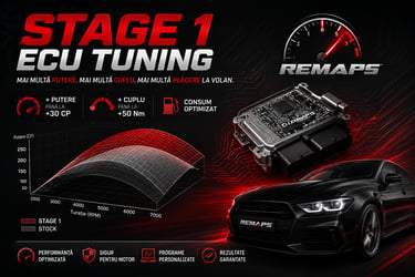 Chip Tuning Stage 1 și Optimizare ECU în Chișinău, Moldova