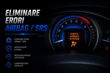 Eliminare Erori Airbag / SRS în Moldova
