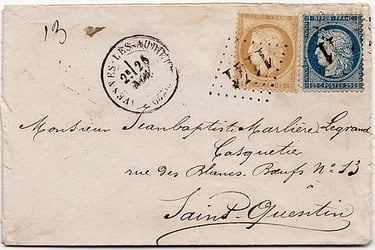 Losange Gros Chiffres 1141 et type 17.