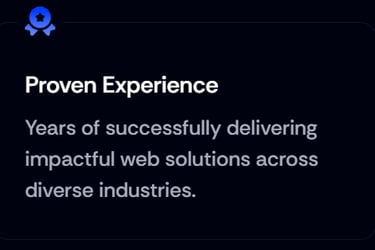 Why Design spark stands out from other agencies - Proven experience in web designing and developing