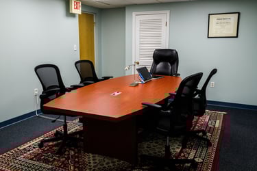 Photo of Arc Angel Communications office conference room