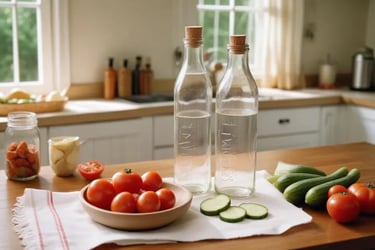 Le vinaigre blanc en cuisine