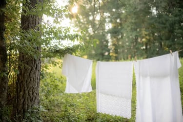 Sécher son linge à l'extérieur 