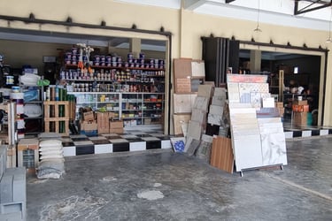 Indonesischer ländlicher Baumarkt