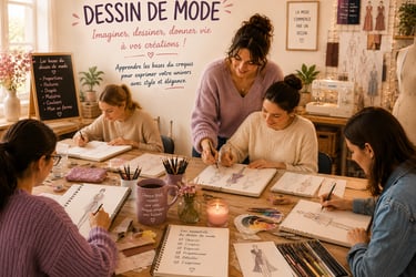 formation dessin de mode