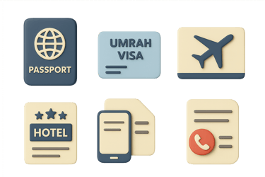 Important documents for Umrah