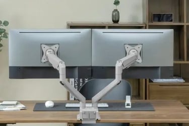 Singularity-India-LUMI-Monitor-Arm-Gas-Spring-Dual-monitor