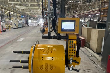 wheel nut tightening machine