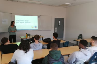 atelier pour apprentis sur la gestion du stress à Toulouse