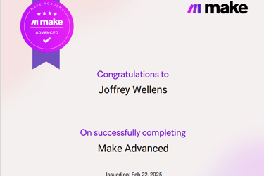 make advanced certificat