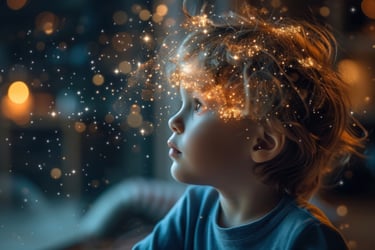image symbolisant un enfant stimulé intellectuellement