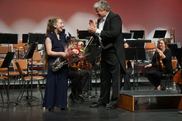 Hannah Wolkowitz with Shane Williams, Alton Symphony Orchestra