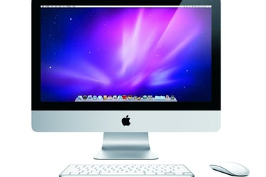 iMac computer mouse and keyboard