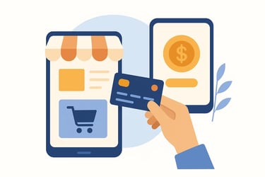 Schéma d’une transaction en ligne sur un site e-commerce – parcours client optimisé