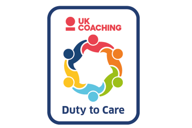 a uk coaching logo with a group of people holding hands