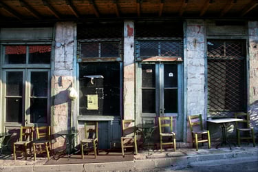 dans un village du Péloponnèse