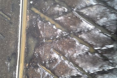sols rainurés