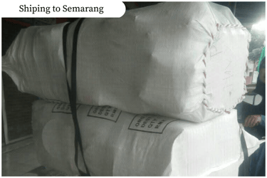 Proses pengiriman tas anyaman jali jali handmade Craftvitas Indonesia ke wilayah Semarang