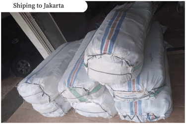 Pengiriman tas anyaman jali jali handmade Craftvitas Indonesia ke berbagai wilayah Jakarta