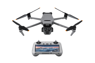 a remote controlled drone with a tablet and a tablet