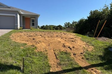 Added one row (4 chambers) to under specified drain field North Port Florida SOS Septic and Sewer