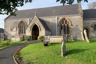 St Nicholas Church Upwey at the junction of Mill Street and Dorchester Road