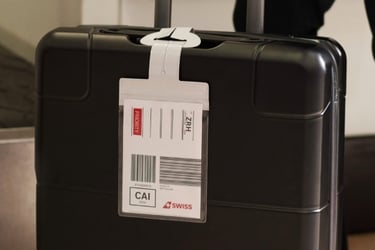 Home printed Luggage Tags during Covid