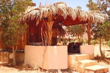 Bungalow im Bedouin Star, max. 3 Gäste, gemeinschaftliches Bad und Klimaanlage, Ras Shitan, Ägypten