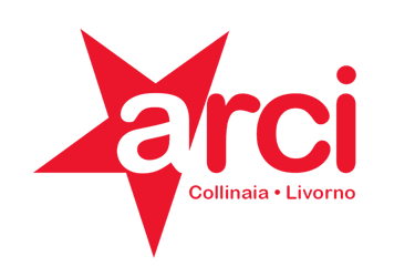 a red starfish logo with the words arci collinaia livorno