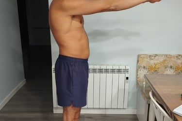 Un chico después de la dieta