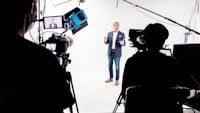 Commercial and Corporate video production on camera training