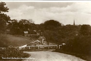 Town End, Butterton. Circa 1930