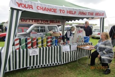 Fundraising stall at Manifold Show