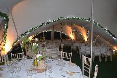 Silk foliage decoration