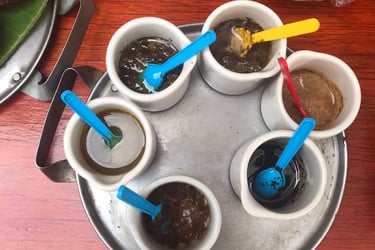 The salsas make EH 1 of the best restaurants in Mexico City (CDMX) for Yucatecan (Yucatan) food.