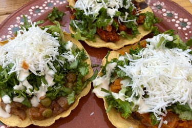 Some of the best vegan food at one of the best vegan restaurants in Mexico City (CDMX).