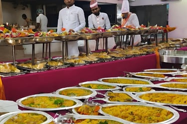Delicious catering services for weddings, parties, and corporate events in Buxar