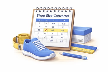 Shoe size conversion tool