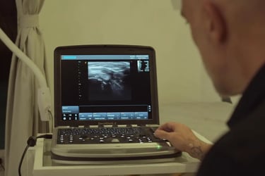 Ecografía para valorar fascitis plantar argoños