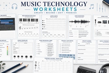 Music Technology Worksheets