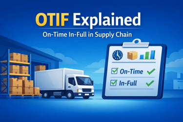 OTIF ( On-Time In-Full ) in supply chain