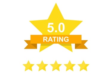 Five star customer review rating for Quiet at Home plant care printables on Etsy