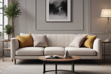 Bright living room with modern inventory