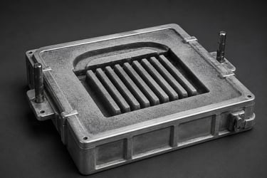 Drag section of "Green Sand" mold