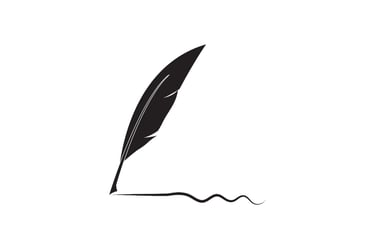 Plume qui écrit