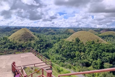 Chocolate Hills in Carmen, Bohol, Philippines