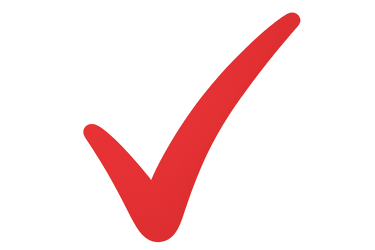 red check-mark that confirms Accord Extermination can provide bed bug box-spring covers