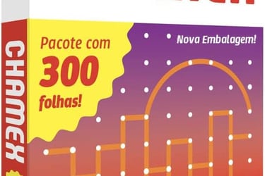 Papel Sulfite, Chamex, A4, 75 Gramas, Pacote De 300 Folhas
